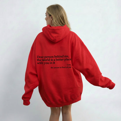 Dear Person Behind Me (You are enough) Hoodie UK