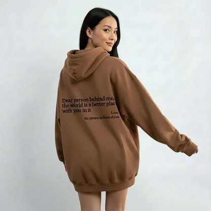 Dear Person Behind Me (You are enough) Hoodie UK