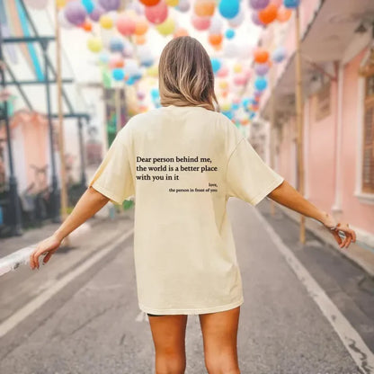 (You are enough) Dear Person T-Shirt